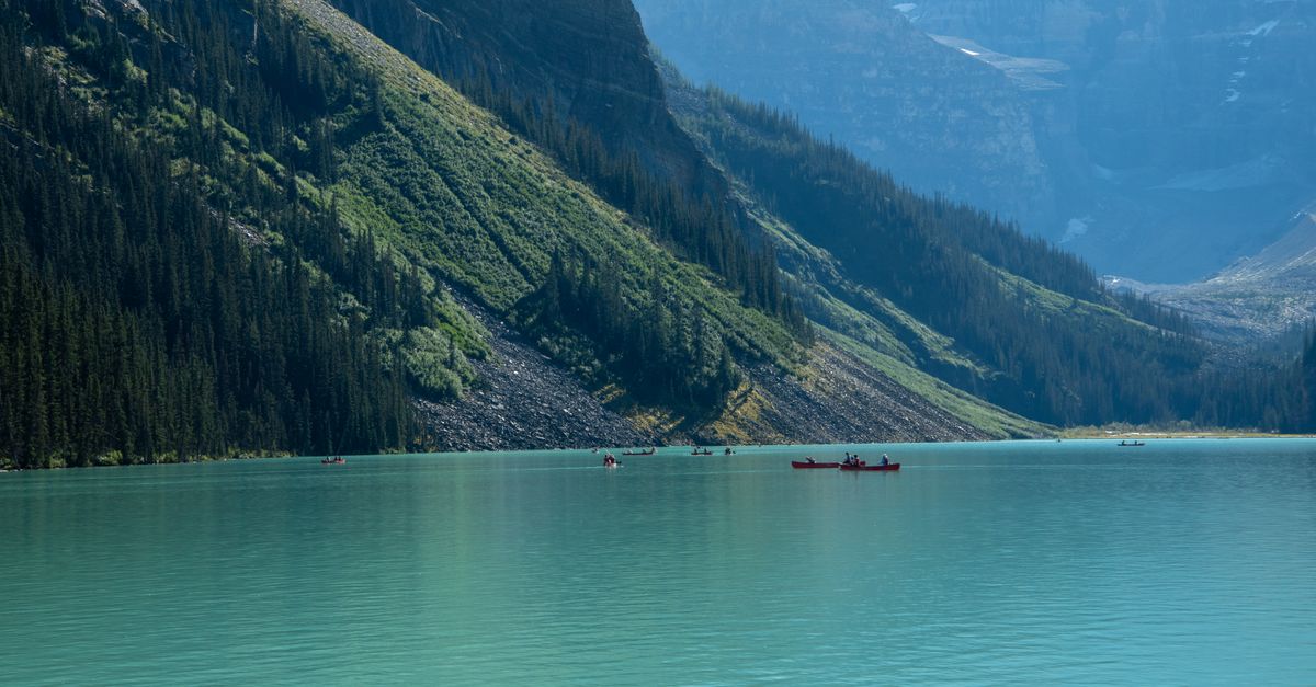 Lake Louise on the Banff & Jasper Loop route