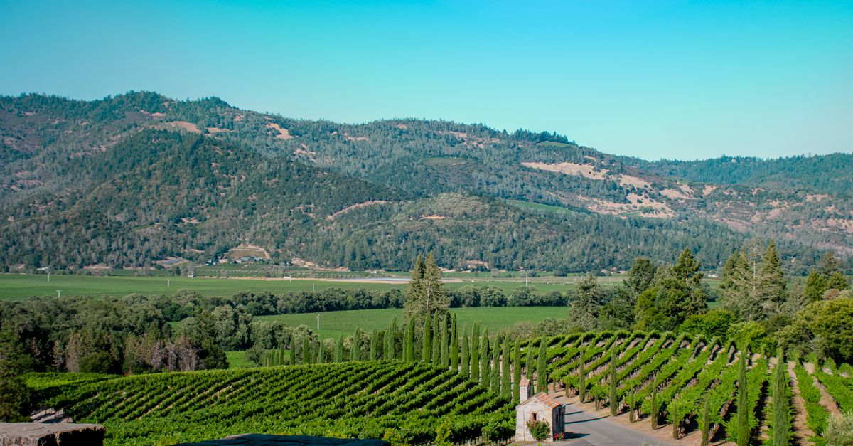 Napa on the California Wine Country route