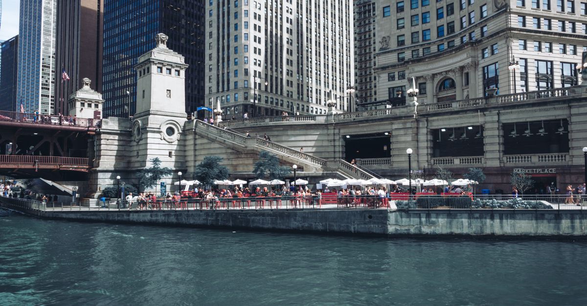 Riverwalk near Chicago