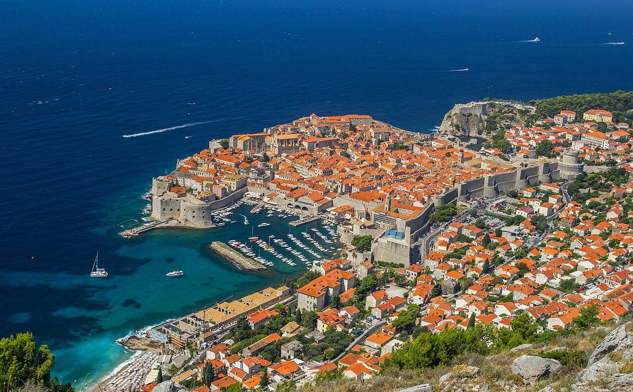 Dubrovnik on the Dalmatian Coast route