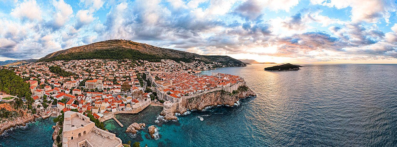 Walls of Dubrovnik near Dubrovnik