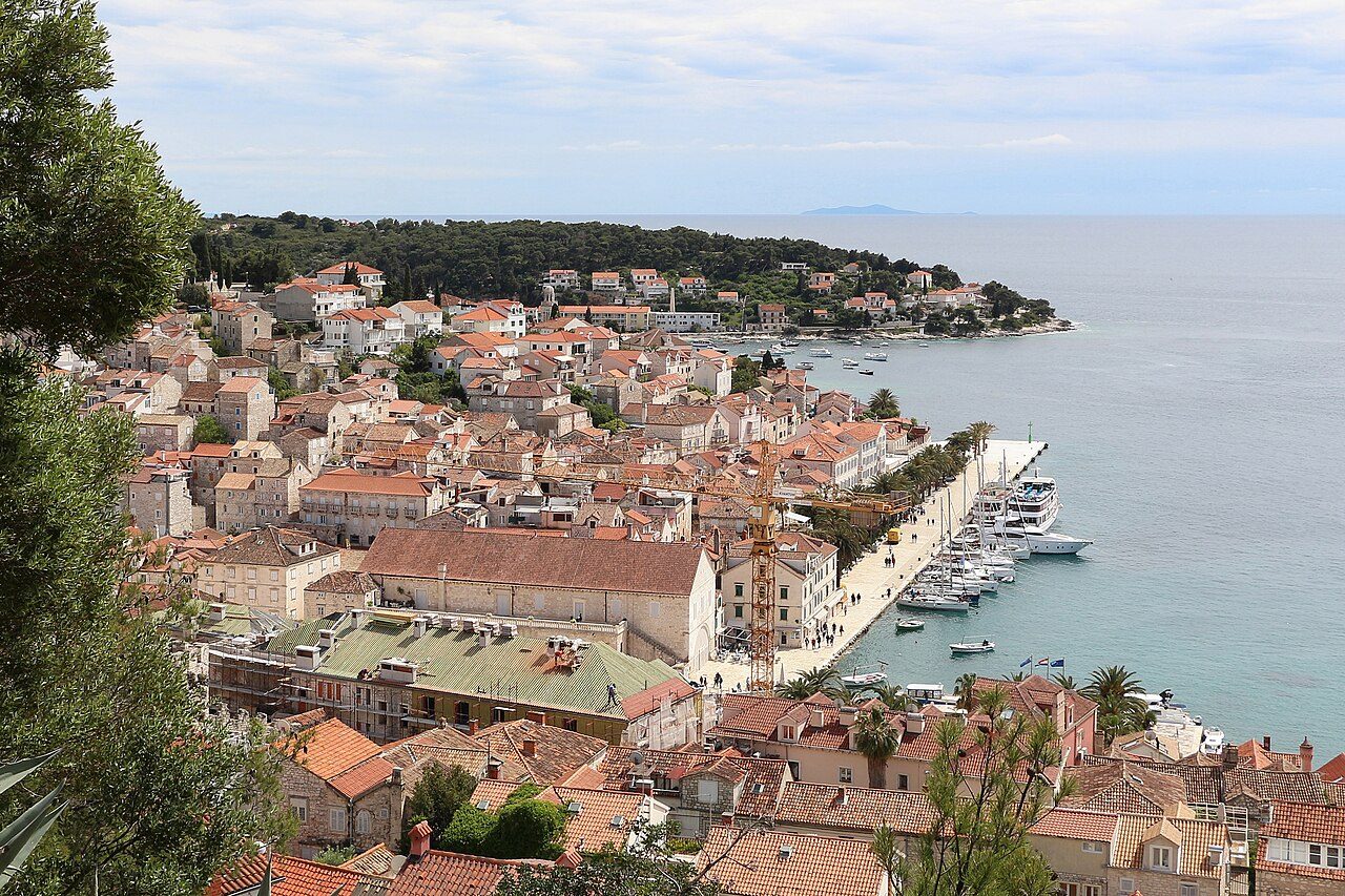 Hvar on the Dalmatian Coast route