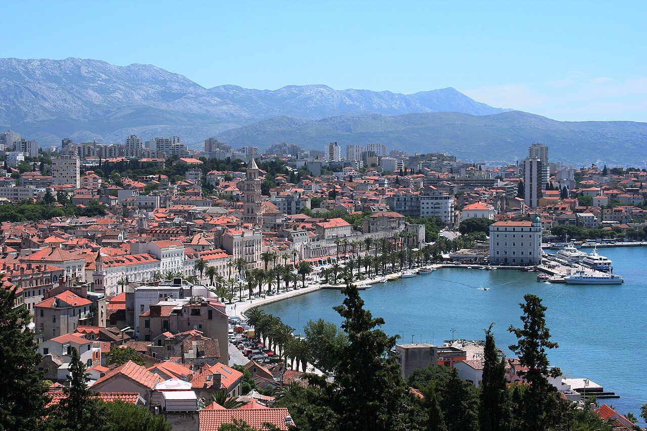 Split on the Dalmatian Coast route