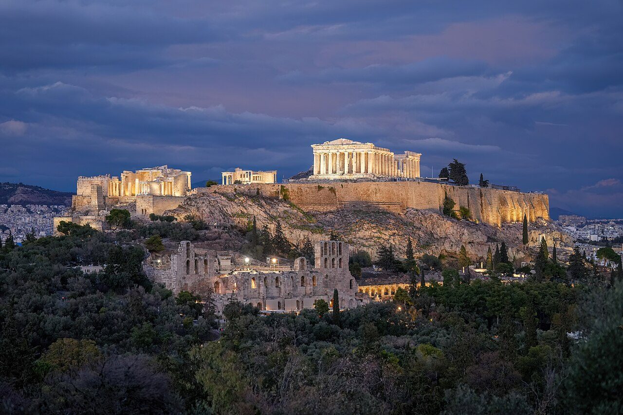 Acropolis near Athens