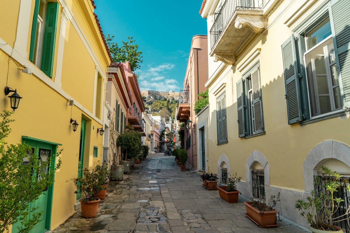 Plaka near Athens