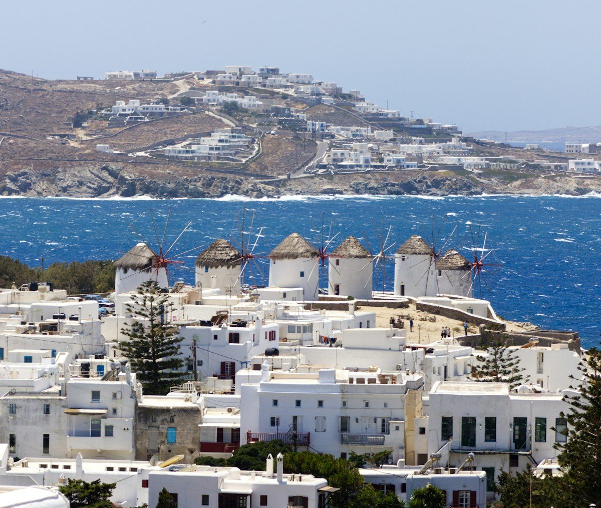 Kato Mili windmills near Mykonos
