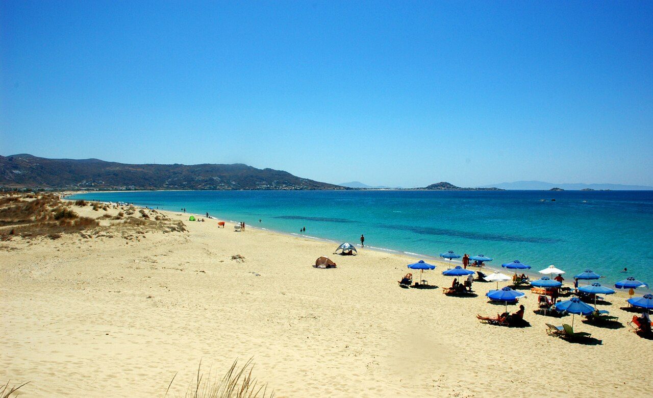 Plaka Beach near Naxos