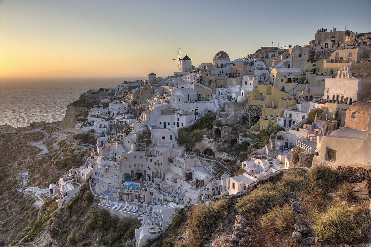 Oia near Santorini
