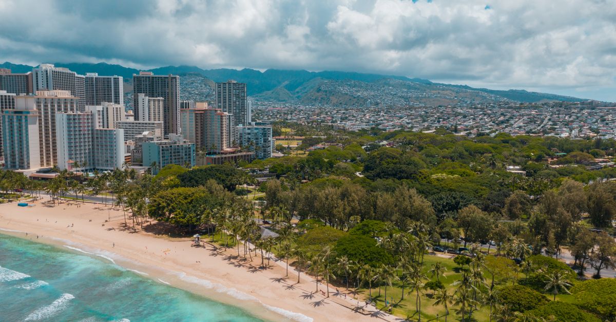 Waikiki Beach near Oahu