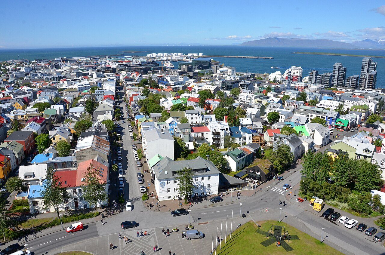 Reykjavík on the Iceland Ring Road route