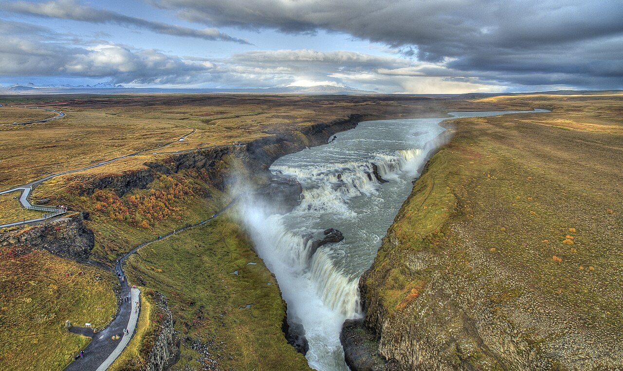 Gullfoss near Reykjavík