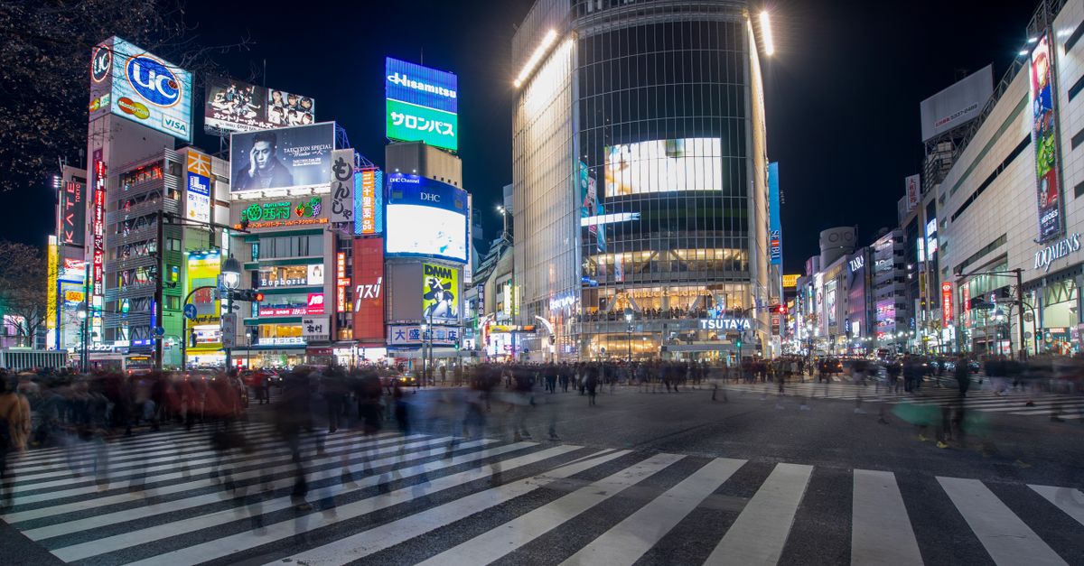 Shibuya Crossing near Tokyo