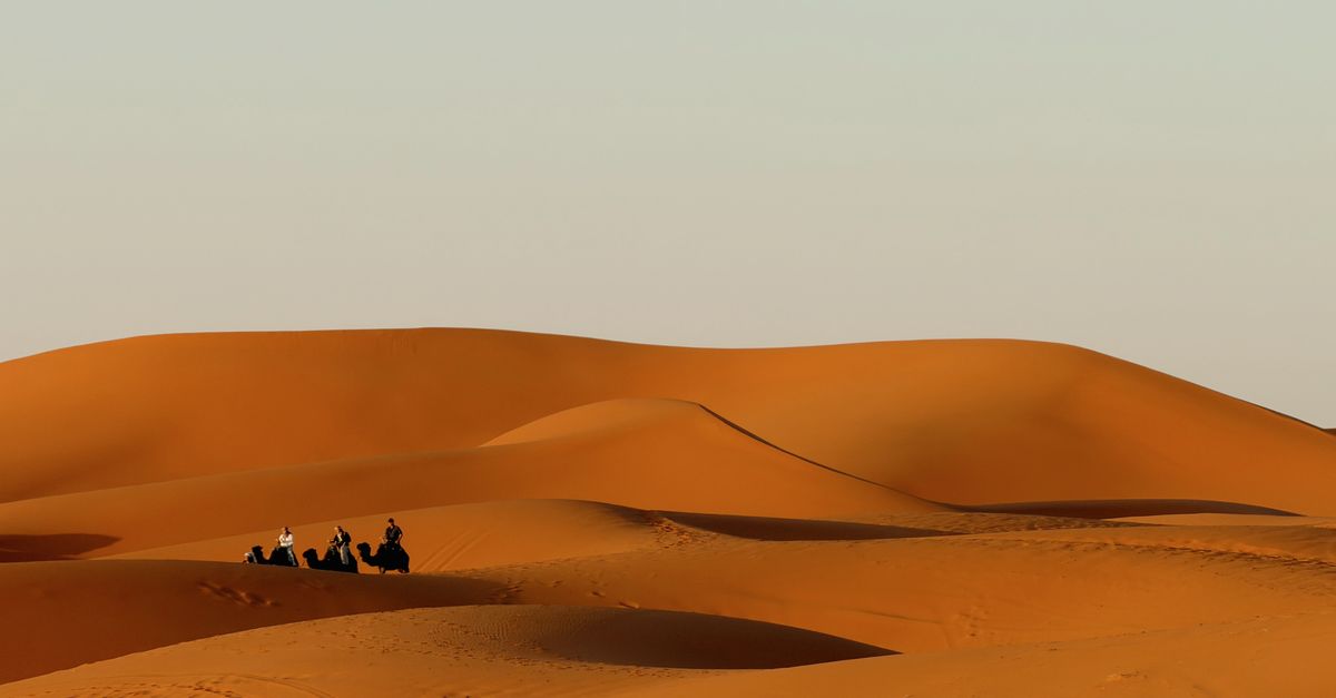 Erg Chebbi dunes near Merzouga