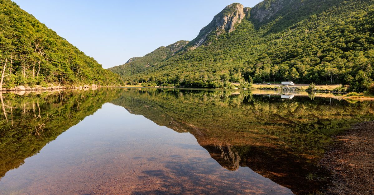Franconia Notch near New Hampshire
