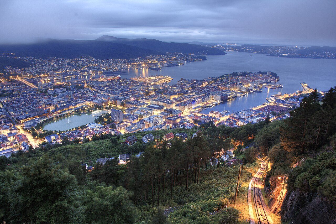 Bergen on the Norway in a Nutshell route
