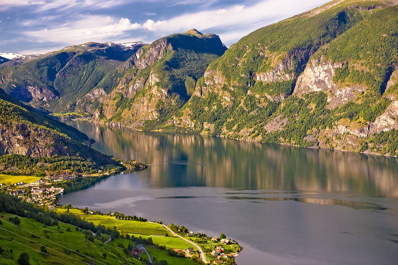 Flåm on the Norway in a Nutshell route