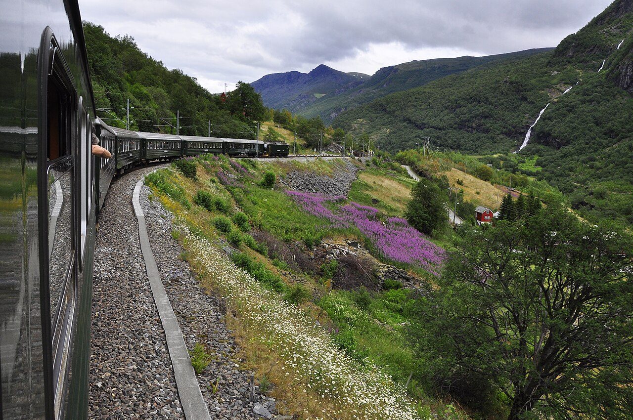 Flåm Railway near Flåm