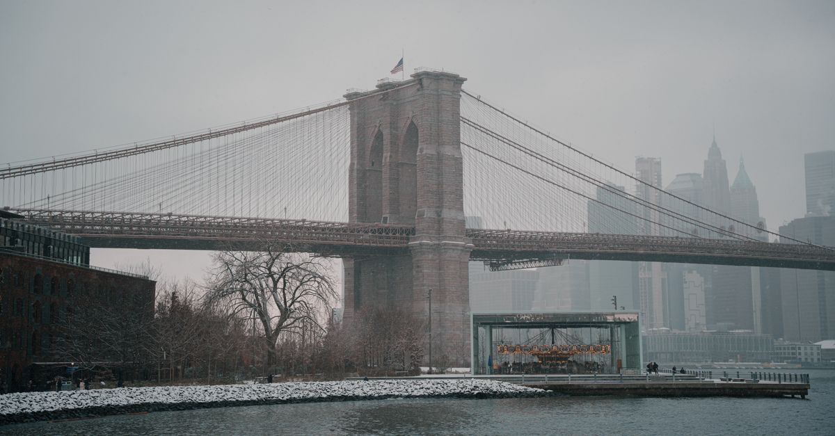 DUMBO waterfront near Brooklyn