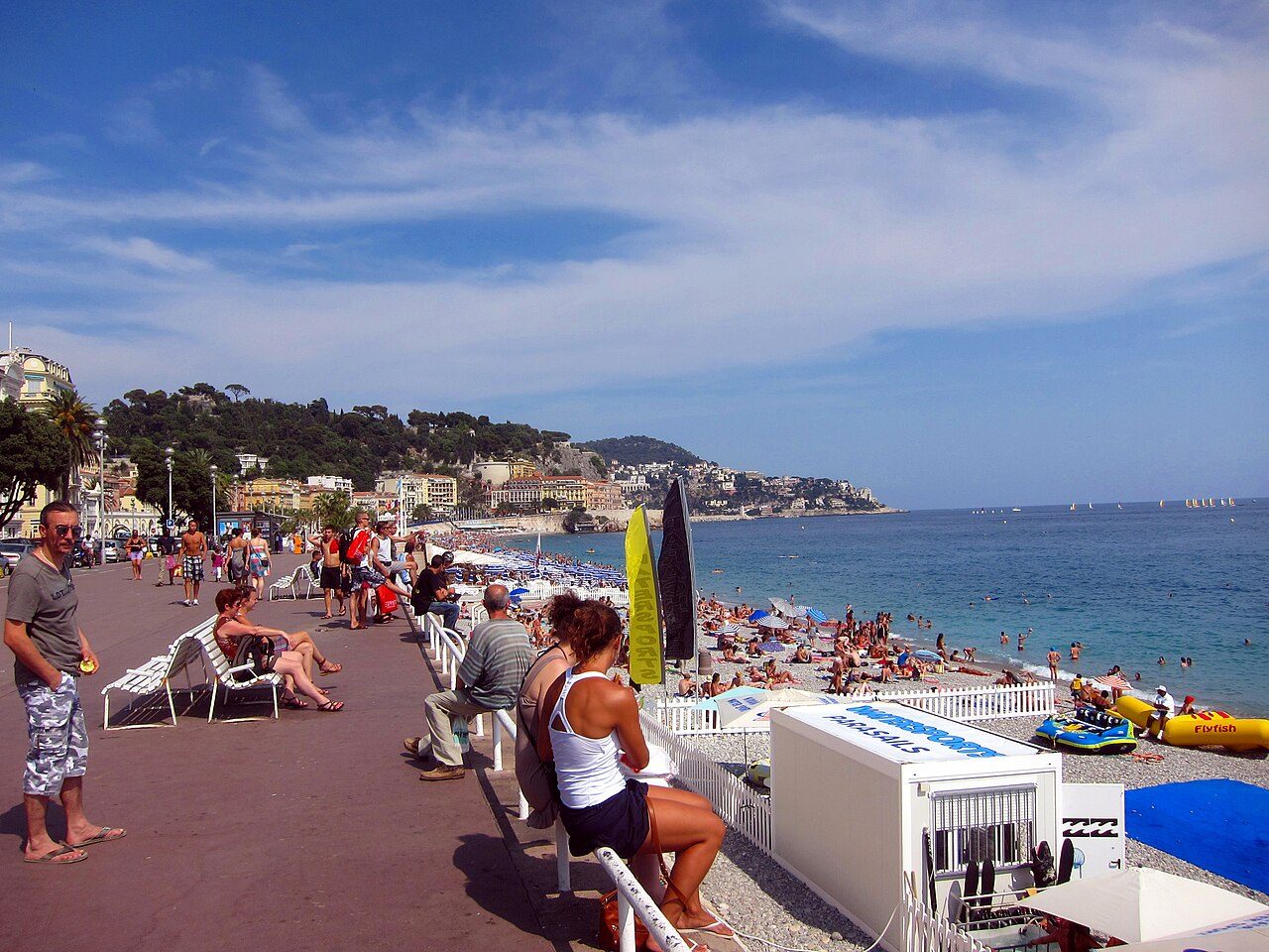 Promenade des Anglais near Nice