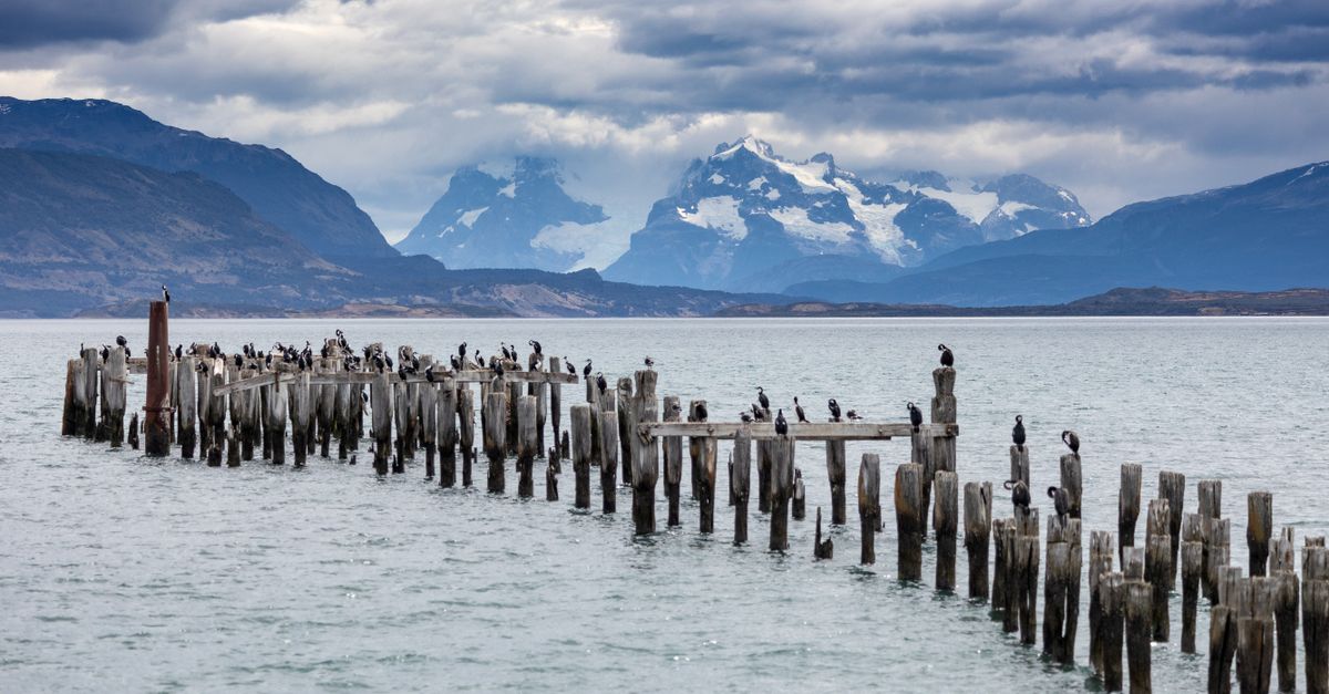 Waterfront walk near Puerto Natales