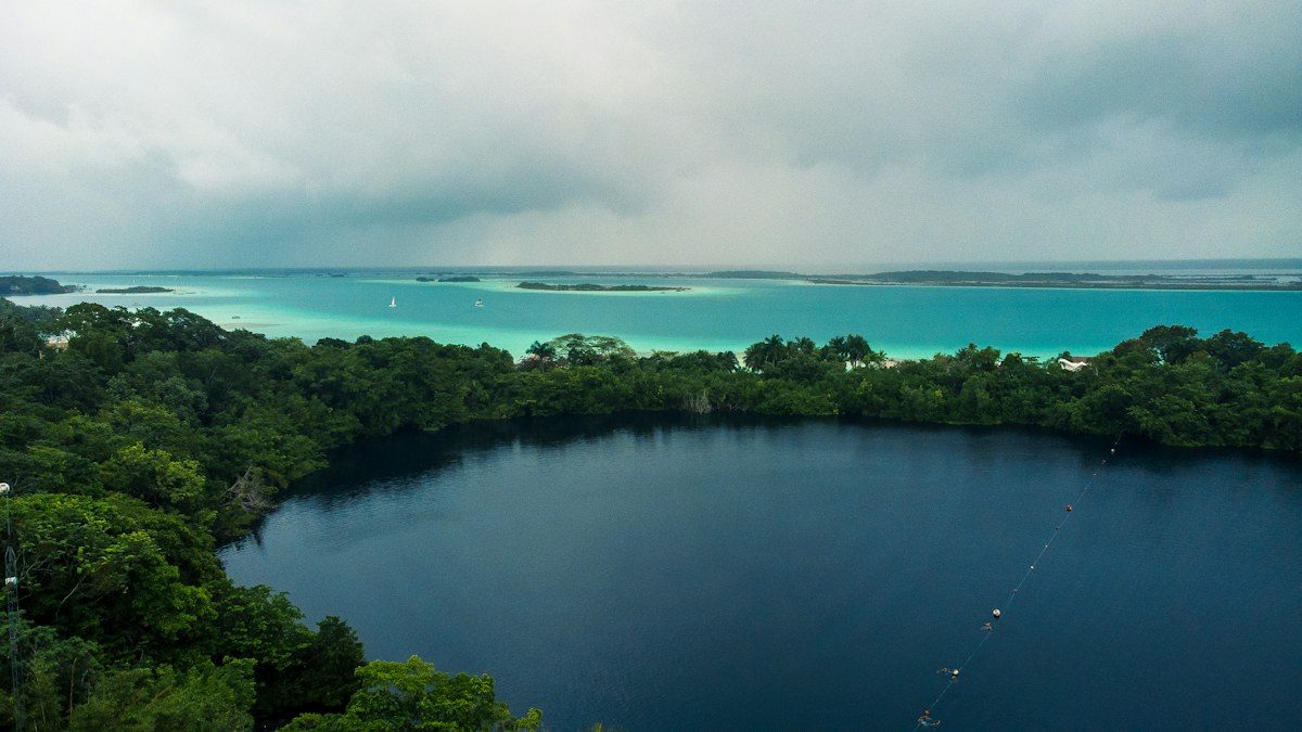 Cenote Azul near Bacalar