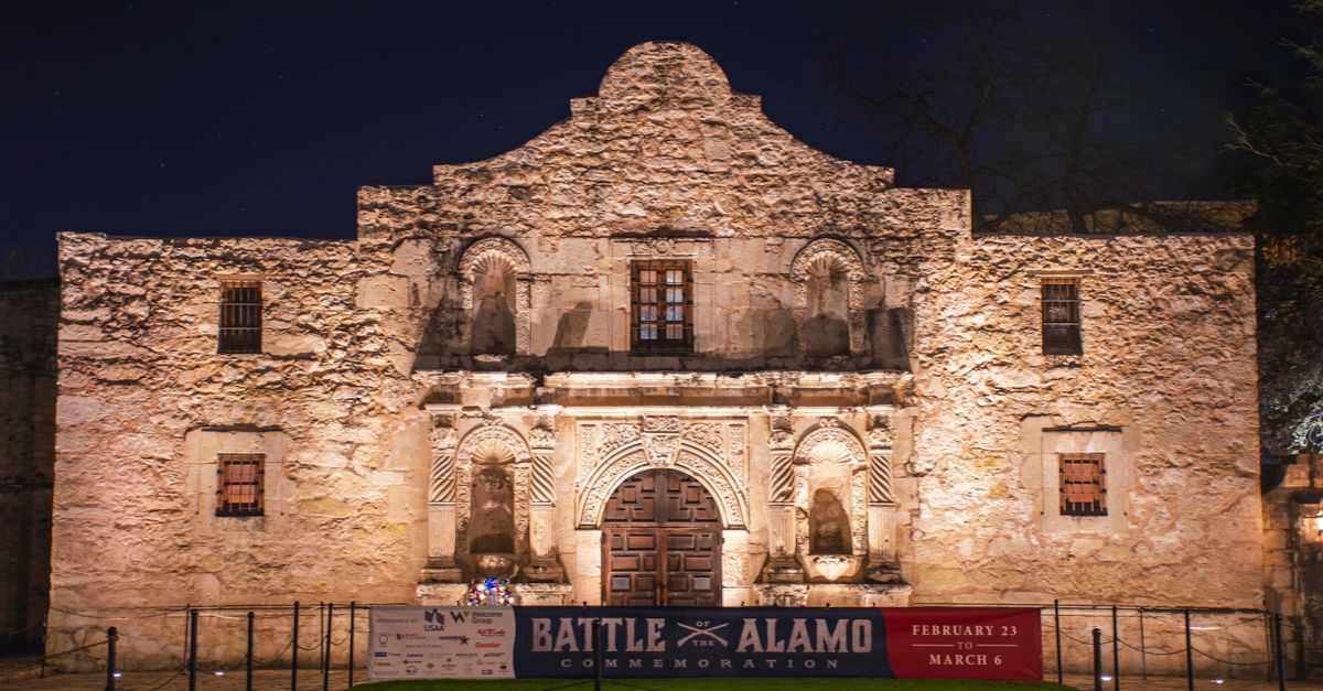 The Alamo near San Antonio