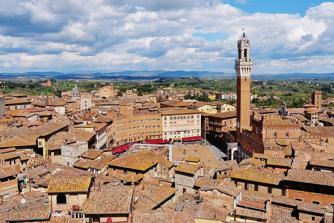 Siena on the Tuscany Hill Towns route