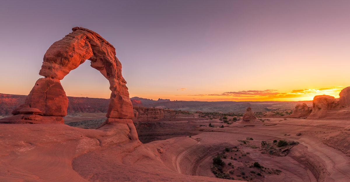 Arches on the Utah Mighty Five route